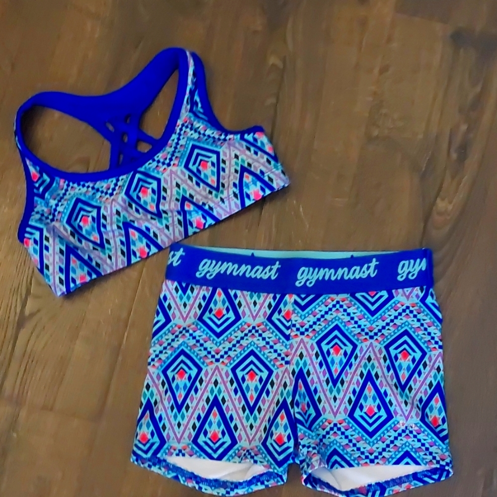 Justice gymnastics activewear set, Size 7